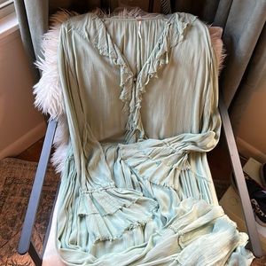 Free People “Endless Summer” Maxi mint green size Small